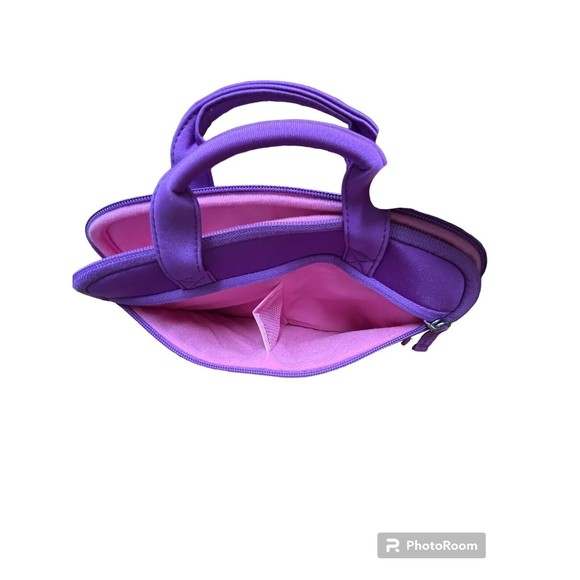 NuPro Padded Purple Pink Small Tablet/Notebook Case 10.5x8.5x1" w/handles - Picture 4 of 4
